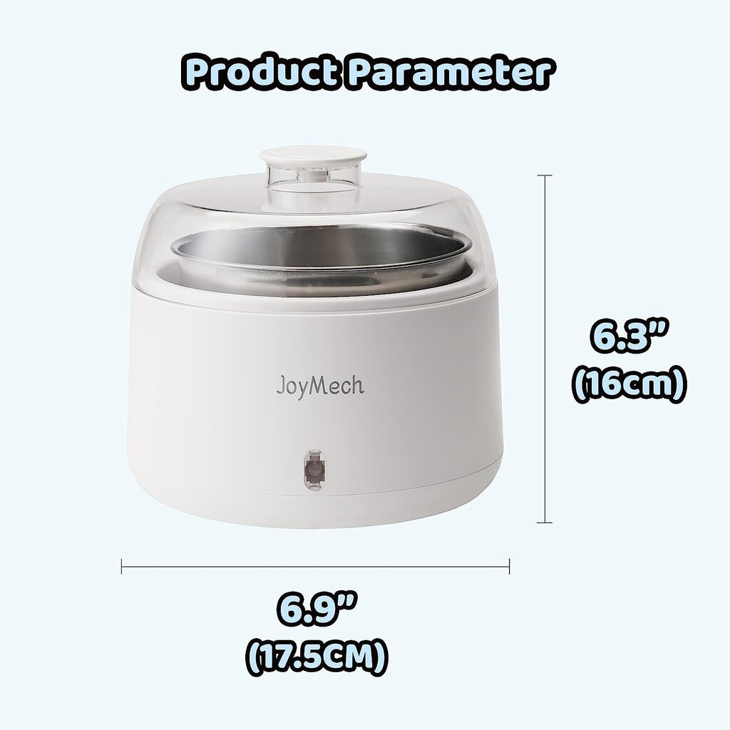 JoyMech jogurtivalmistaja, 1 l, valge hind ja info | Muu köögitehnika | kaup24.ee