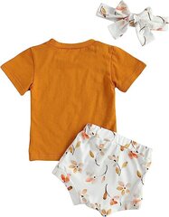 Комплект одежды для младенцев Carolilly, оранжевый цена и информация | Комплекты одежды для новорожденных | kaup24.ee