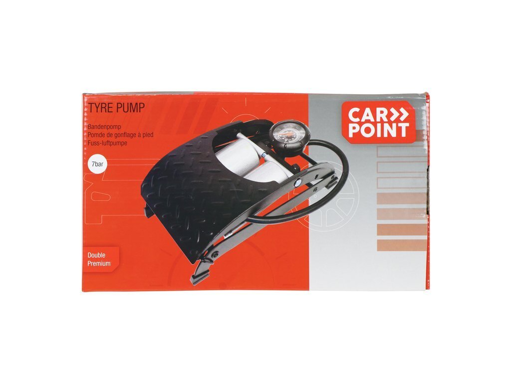 Jalapump manomeetriga 7bar Premium CARPOINT hind ja info | Lisaseadmed | kaup24.ee