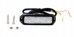 Vilkur 4LED 12V/24V 12W TT Technology hind ja info | Turvasüsteemid ja 12V seadmed | kaup24.ee