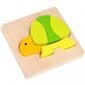 Tooky Toy Turtle puust puzzle, 5 tk. hind ja info | Imikute mänguasjad | kaup24.ee