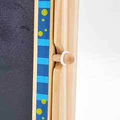 Деревянная двусторонняя магнитная доска для рисования 2 в 1 с подносом - Tooky Toy цена и информация | Развивающие игрушки | kaup24.ee