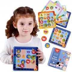 Laste sudoku mäng "Farm", Tooky Toy hind ja info | Arendavad mänguasjad | kaup24.ee