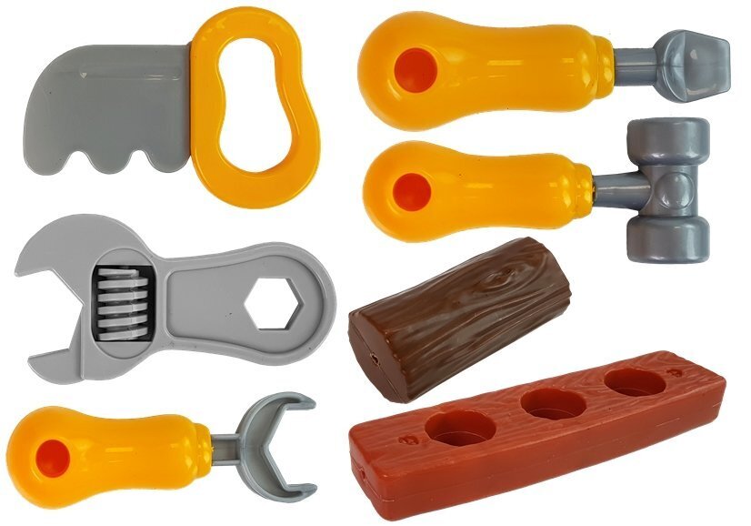 Kids Workshop - Seljakott koos tööriistadega цена и информация | Poiste mänguasjad | kaup24.ee