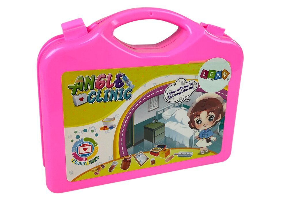 Arsti instrumentide komplekt kohvris, roosa цена и информация | Tüdrukute mänguasjad | kaup24.ee