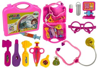 Набор инструментов доктора в чемоданчике, розовый цена и информация | Игрушки для девочек | kaup24.ee