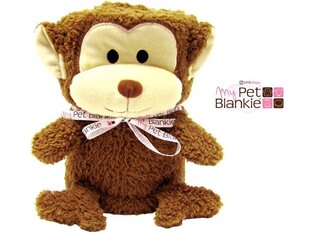 Мягкое одеяло обезьянка, коричневое цена и информация | Мягкие игрушки | kaup24.ee