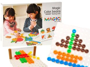 Волшебные разноцветные 3D булавки из фасоли цена и информация | Развивающие игрушки | kaup24.ee