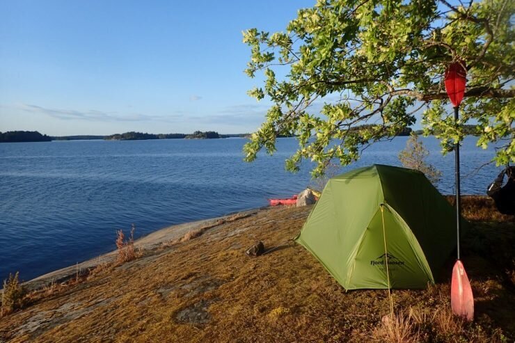 Ühene telk Fjord Nansen Tromvik I NG, roheline цена и информация | Telgid | kaup24.ee