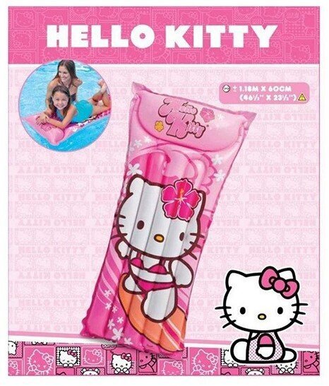 Ujumismadrats Hello Kitty, 60X110cm hind ja info | Täispuhutavad veemänguasjad ja ujumistarbed | kaup24.ee