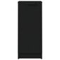 vidaXL puhvetkapp, must, 30 x 30 x 70 cm, tehispuit hind ja info | Elutoa väikesed kapid | kaup24.ee