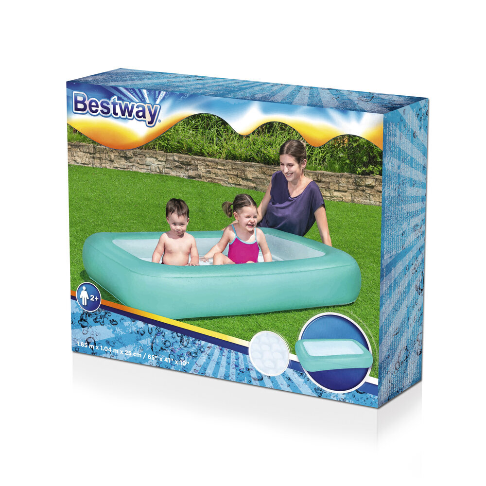 Laste täispuhutav bassein Bestway, 165x104x25cm цена и информация | Basseinid | kaup24.ee