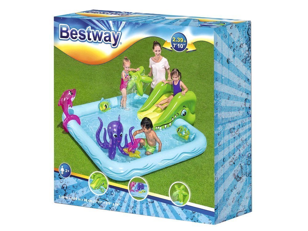 Täispuhutav lastebassein koos mänguväljakuga Bestway hind ja info | Täispuhutavad veemänguasjad ja ujumistarbed | kaup24.ee