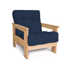 Кресло Mexico натуральное (необработанное) - синее цена и информация | Кресла в гостиную | kaup24.ee