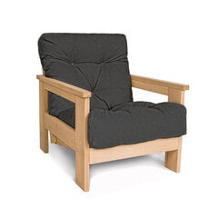 Кресло Mexico натуральное (необработанное) - ясень цена и информация | Кресла в гостиную | kaup24.ee