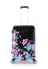 Keskmise suurusega kohver Elle Flower must hind ja info | Kohvrid, reisikotid | kaup24.ee