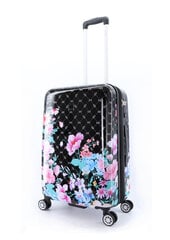 Keskmise suurusega kohver Elle Flower must hind ja info | Kohvrid, reisikotid | kaup24.ee