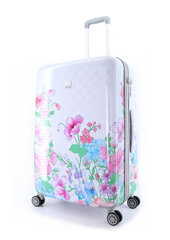 Suur kohver Elle Flower L valge hind ja info | Kohvrid, reisikotid | kaup24.ee
