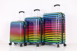 Маленький чемодан Saxoline KOS Coloured цена и информация | Чемоданы, дорожные сумки | kaup24.ee
