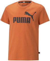 Футболки Puma Ess Logo Tee Orange 586960 94 586960 94/128 цена и информация | Рубашки для мальчиков | kaup24.ee