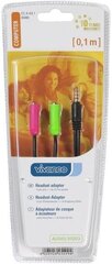 Vivanco кабель 3.5мм - 2x3.5мм 0.1м (45499) цена и информация | Адаптеры и USB-hub | kaup24.ee