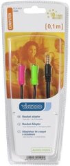 Kaabel Vivanco 3,5mm - 2x3,5mm 0,1m (45499) цена и информация | Адаптеры и USB-hub | kaup24.ee