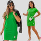 Naiste kleit Rubbi, roheline цена и информация | Kleidid | kaup24.ee