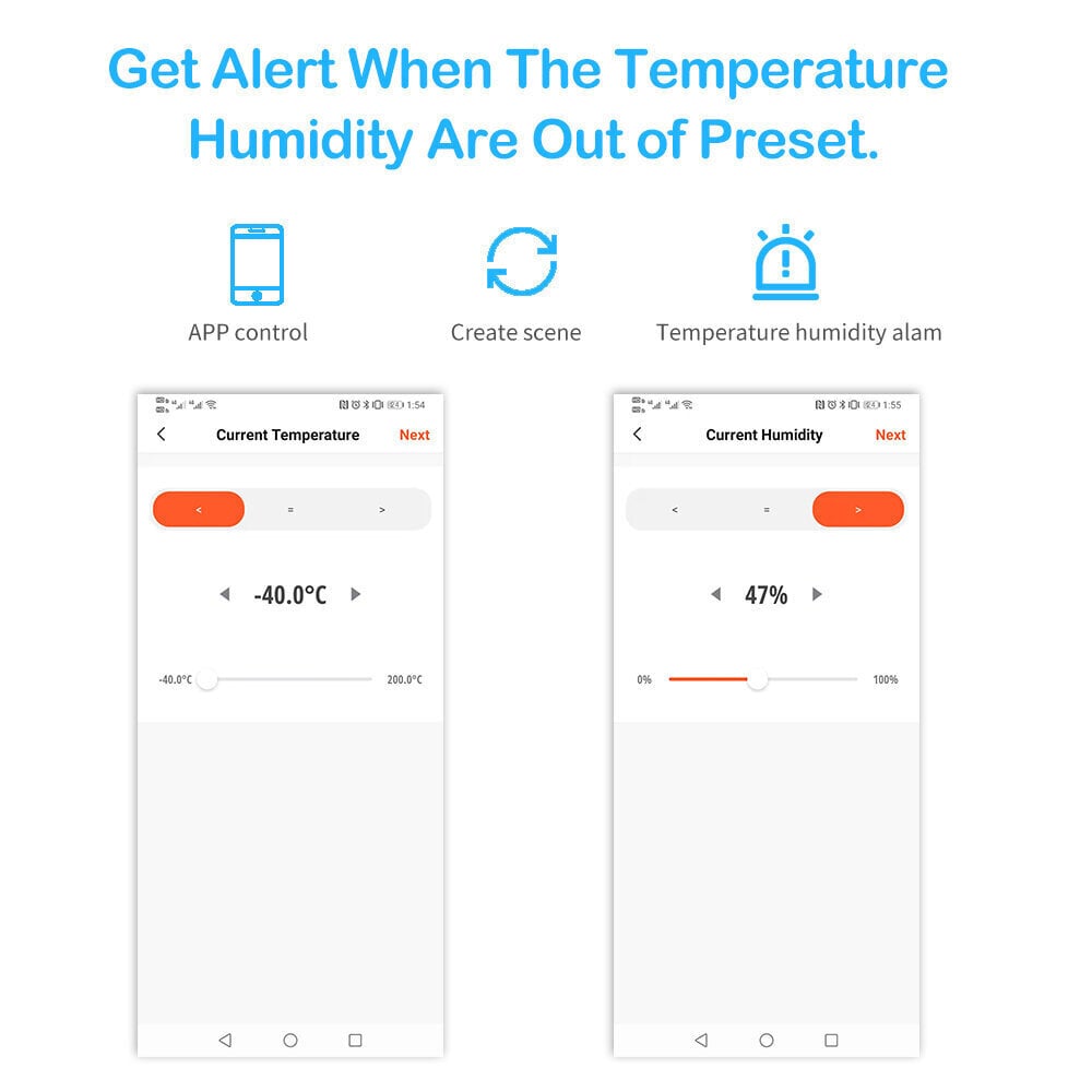 Nutikas WiFi temperatuuri ja niiskuse induktsioonandur koos kellaaja ja kuupäeva kuvaga hind ja info | Ilmajaamad, termomeetrid | kaup24.ee