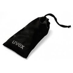 Сумка для очков Uvex из микрофибры маленькая, черная цена и информация | Аксессуары для очков и линз | kaup24.ee