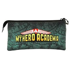 Тройной пенал My Hero Academia Battle цена и информация | Пеналы | kaup24.ee