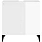 vidaXL valamukapp, kõrgläikega valge, 58 x 33 x 60 cm, tehispuit hind ja info | Vannitoakapid | kaup24.ee