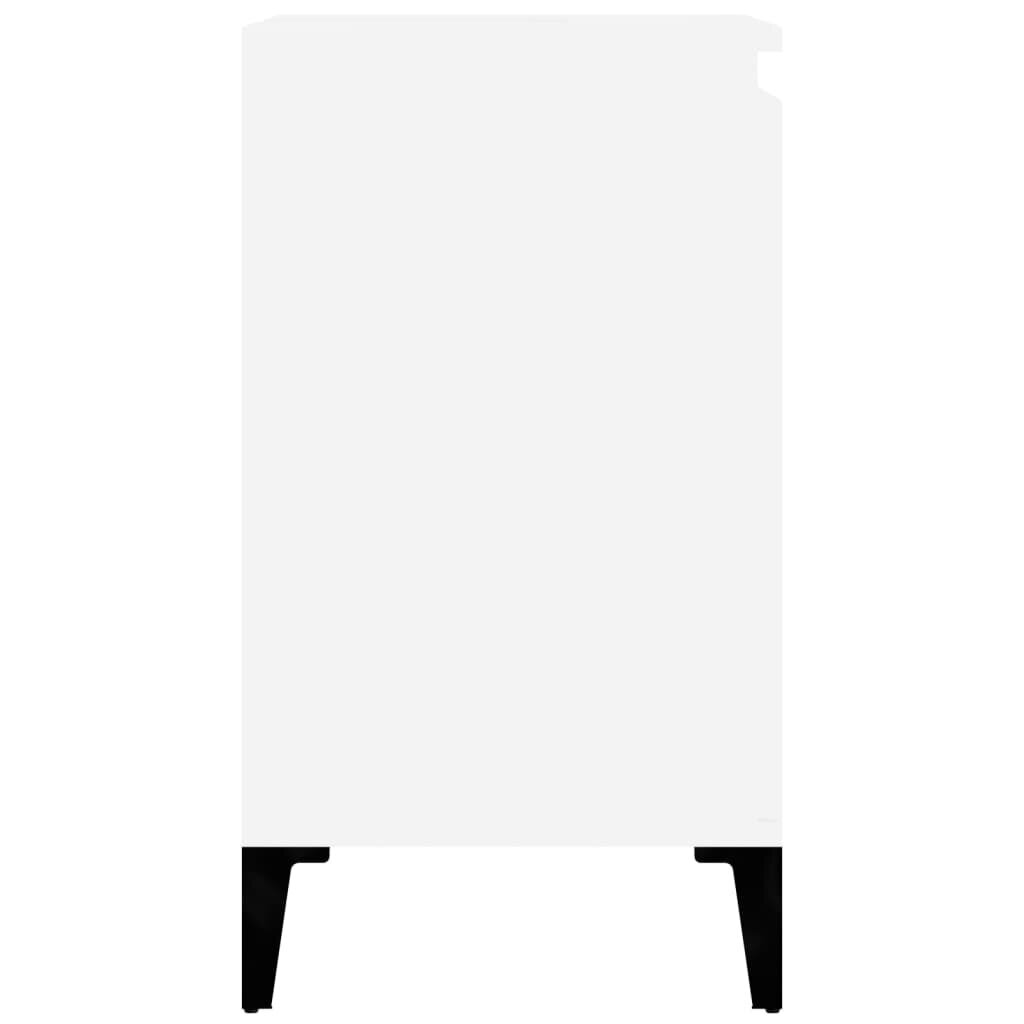 vidaXL valamukapp, valge, 58 x 33 x 60 cm, tehispuit hind ja info | Vannitoakapid | kaup24.ee