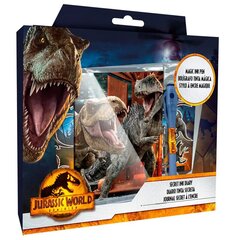 Jurassic World päevik + maagiline pliiats цена и информация | Тетради и бумажные товары | kaup24.ee