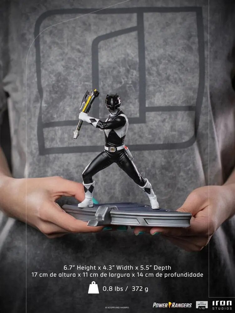 Power Rangers BDS 1/10 Black Ranger 17 cm цена и информация | Fännitooted mänguritele | kaup24.ee