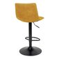 2-tooliga komplekt Middelfart, kollane цена и информация | Söögitoolid, baaritoolid | kaup24.ee
