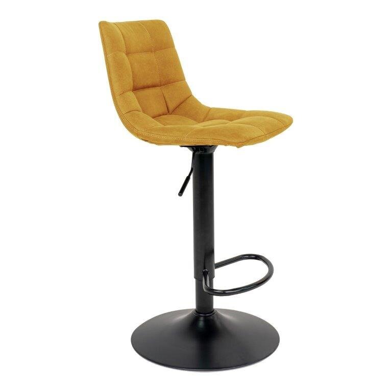 2-tooliga komplekt Middelfart, kollane цена и информация | Söögitoolid, baaritoolid | kaup24.ee
