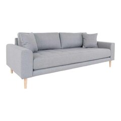 Трехместный диван Lido, светло-серый цвет цена и информация | Диваны | kaup24.ee