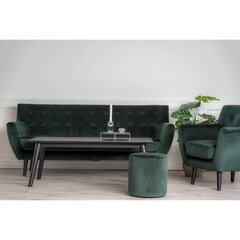 Трехместный диван Monte, темно-зеленый цвет цена и информация | Диваны | kaup24.ee