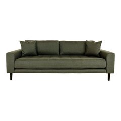 Трехместный диван Lido, темно-зеленый цвет цена и информация | Диваны | kaup24.ee