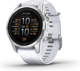 Garmin epix Pro Gen 2 Silver/Whitestone 42мм цена и информация | Смарт-часы (smartwatch) | kaup24.ee