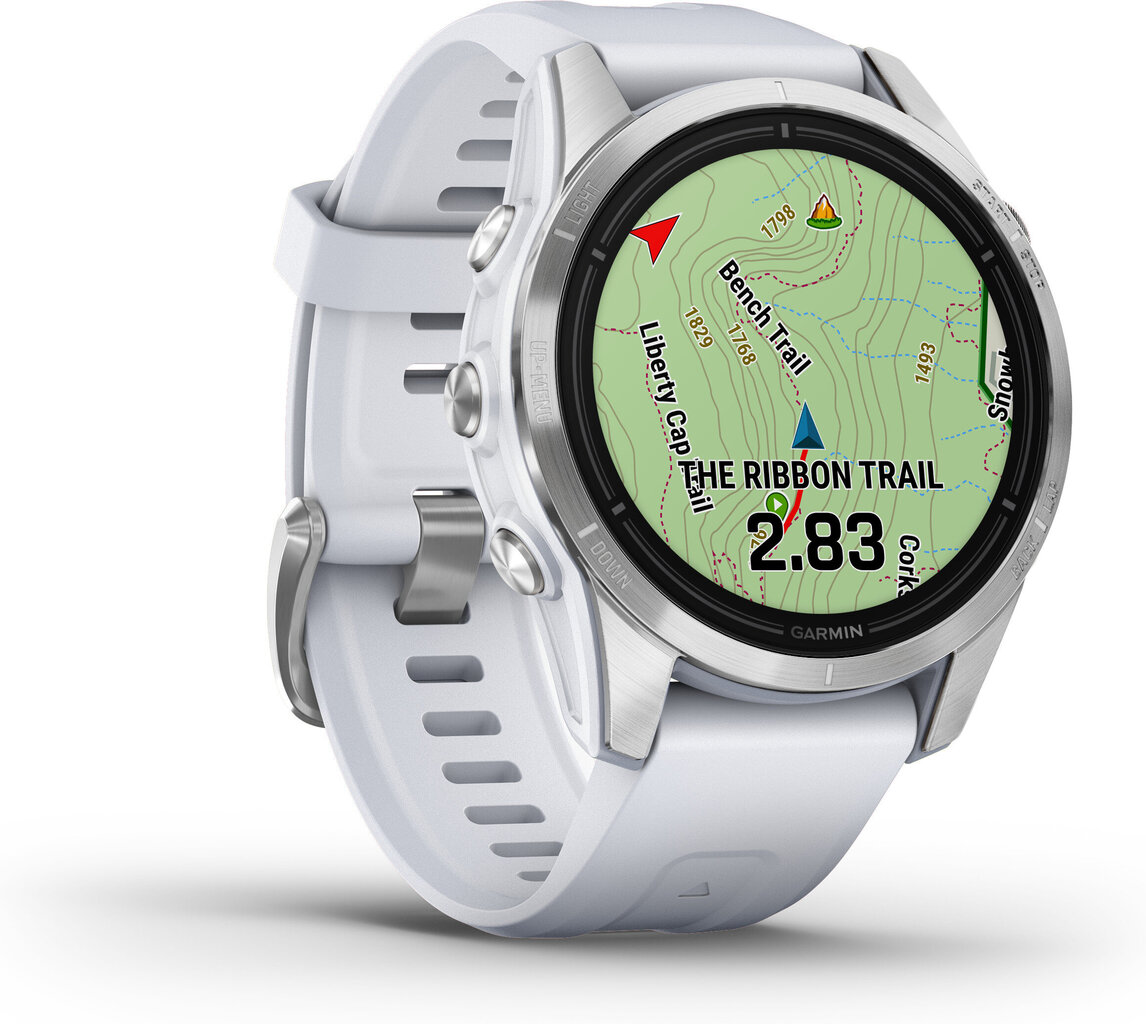 Garmin epix Pro Gen 2 Silver/Whitestone 42mm. цена и информация | Nutikellad (smartwatch) | kaup24.ee