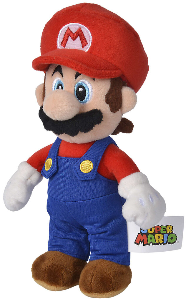 Super Mario maskott Mario 23 cm цена и информация | Pehmed mänguasjad | kaup24.ee