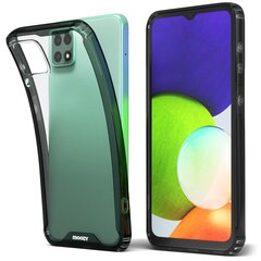 Telefoni ümbris Moozy Xframe Samsung Galaxy A22 5G, Kahevärviline Läbipaistev цена и информация | Чехлы для телефонов | kaup24.ee