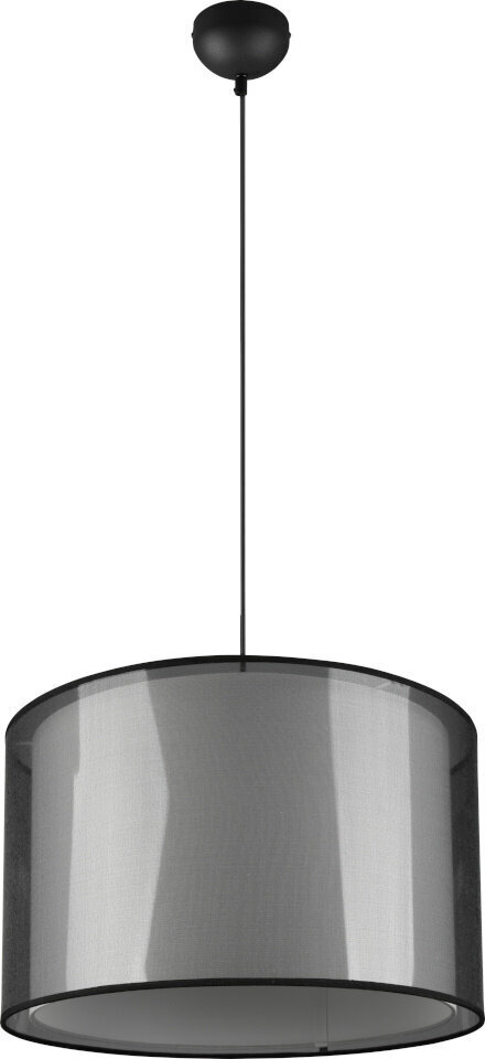 Trio ripplaelamp Burton 45cm, E27, matt must цена и информация | Rippvalgustid | kaup24.ee