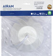 Airam ripplaelamp tekstiilist juhe + E27, 2,1 m, valge