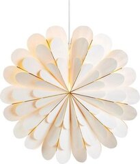 Markslöjd ripplaelamp Marigold, E14, 45cm, valge цена и информация | Потолочный светильник, 38 x 38 x 24 см | kaup24.ee