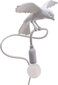 Seletti laualamp Sparrow Cruising, klambriga, valge цена и информация | Laualambid | kaup24.ee