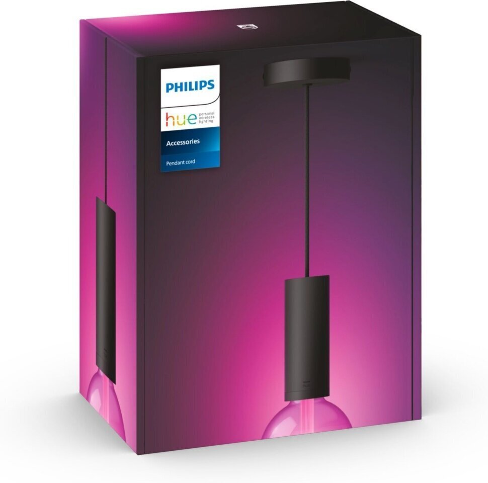 Philips Hue ripplaelamp Philips Lightguide Cord valgusti riputusjuhe, must, E27 hind ja info | Rippvalgustid | kaup24.ee