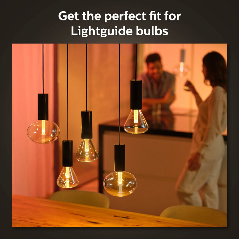 Philips Hue ripplaelamp Philips Lightguide Cord valgusti riputusjuhe, must, E27 hind ja info | Rippvalgustid | kaup24.ee