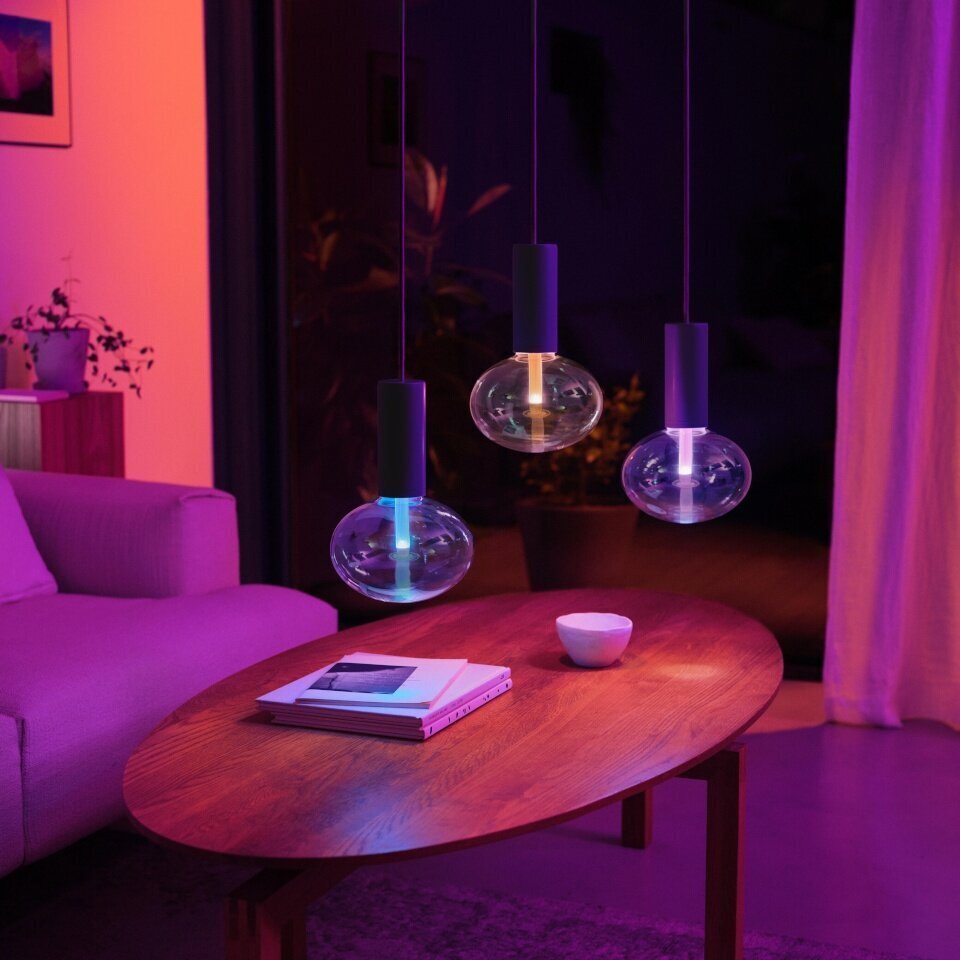 Philips Hue ripplaelamp Philips Lightguide Cord valgusti riputusjuhe, must, E27 цена и информация | Rippvalgustid | kaup24.ee